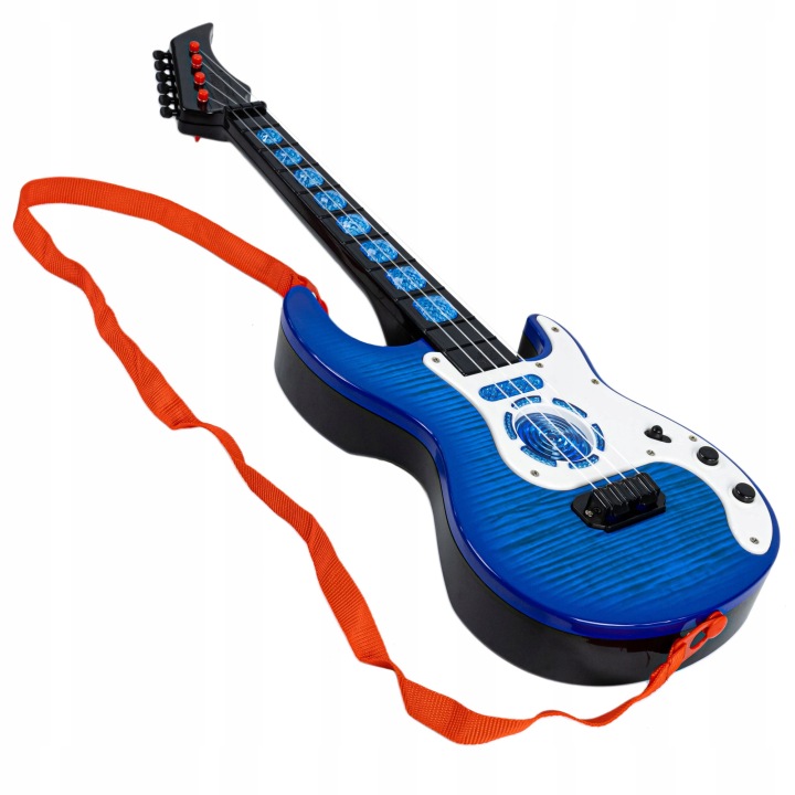 ROCK STRING GUITAR 4 STRINGS 52 CM LEARNING INSTRUMENT FOR KIDS Material plastic
