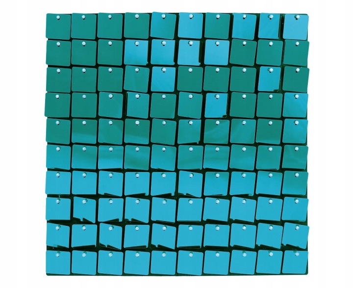Панель декоративна бірюзова чорний фон 30x30 см