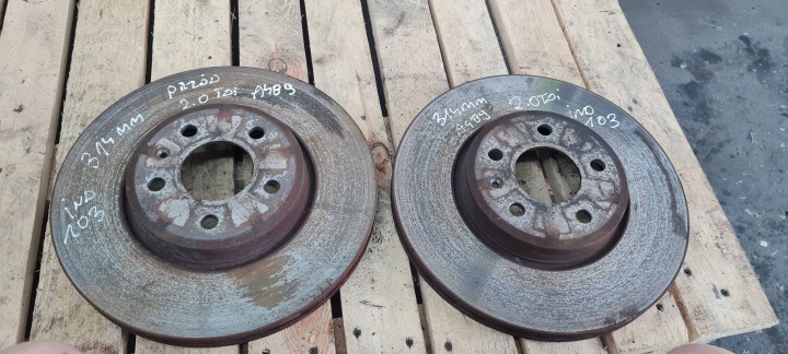 A4 B9 8W féktárcsa féktárcsák fék eleje első 314MM 2X A5 8W