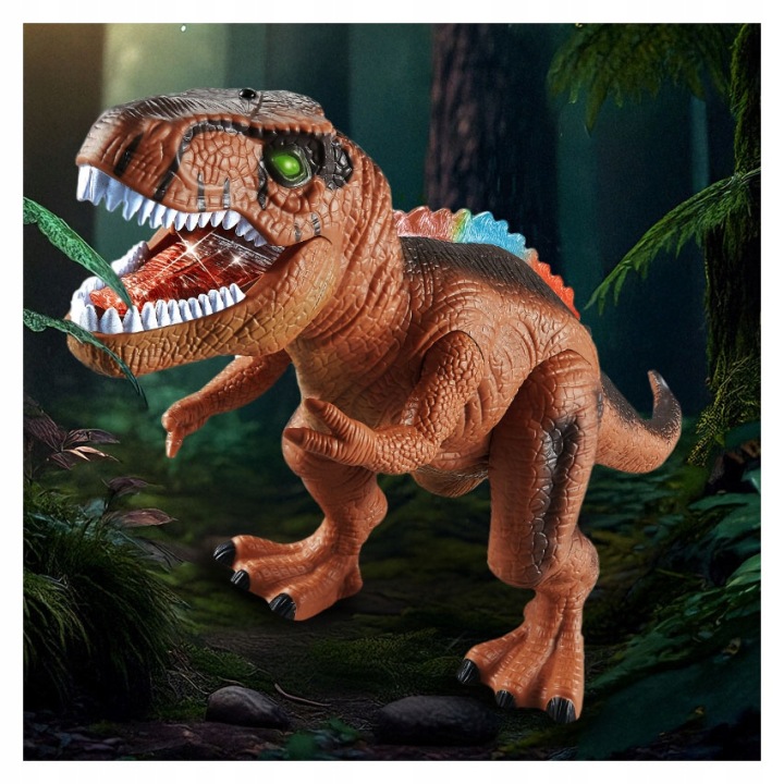 Дистанційно керований динозавр на пульті керування інтерактивний T-REX ходить ричить LED — фото 10