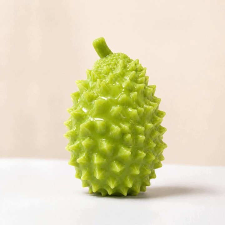 Антистрес Дуріан Shaped Сенсорна Фіджет-іграшка Пластикова Жовта Зелена — фото 2
