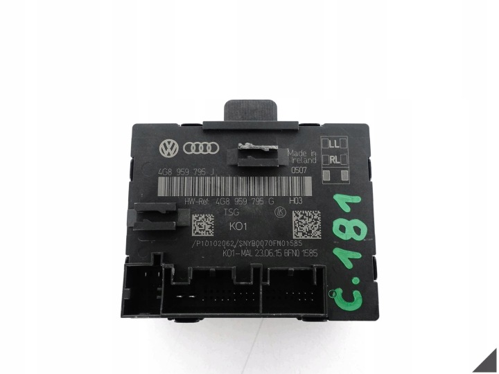 AUDI A7 S7 A6 S6 4G8 4G0 C7 LIFT 10-18 modul ajtó far P=L