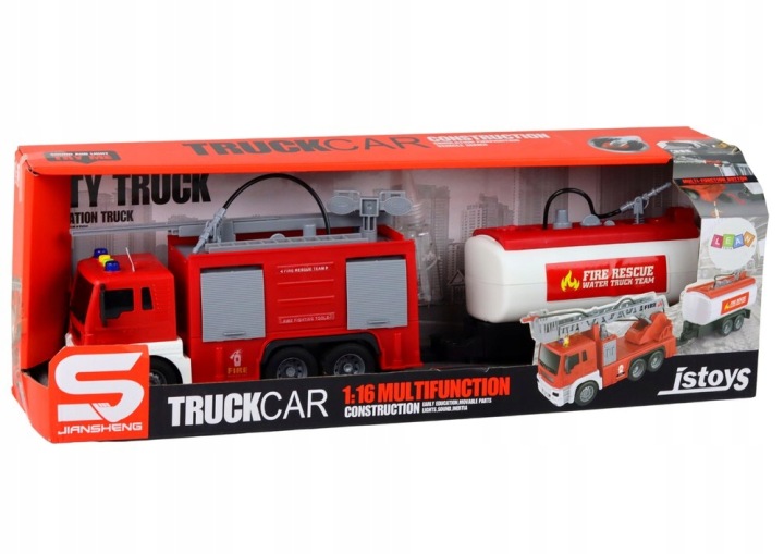 Пожежна служба з напівпричепом LEANToys 16617 1:16 Lean Toys — фото 3