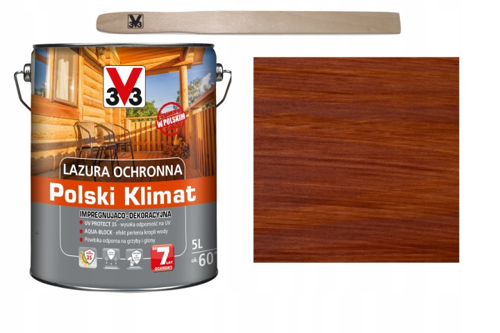 Lazura V33 Polský Klima 7 let Mahagon 5L
