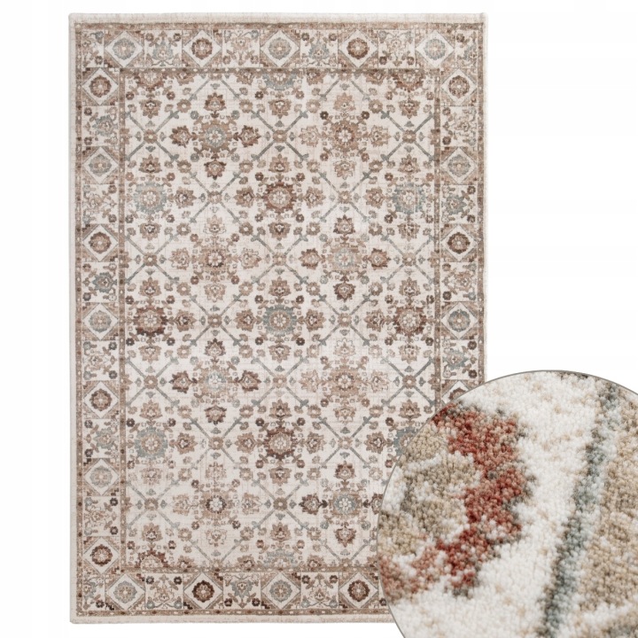Koberec Mona Multicolor 60X100 CM do obývacího pokoje ložnice, klasický vintage vzor