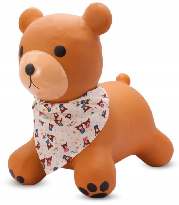 Стрибунець для дітей гумовий для стрибків з насосом на рочок бандана TEDDY — фото 3