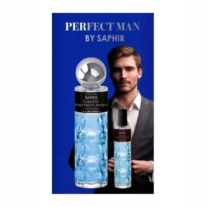 parfums saphir saphir perfect man woda perfumowana 200 ml   zestaw  