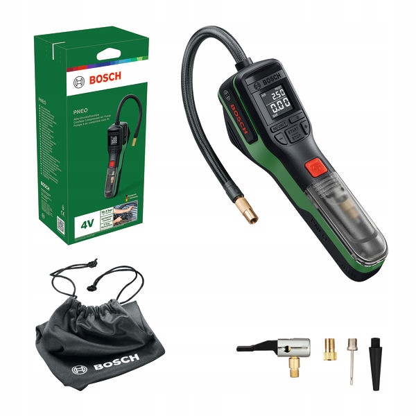 BOSCH PNEO бездротовий насос для шин (0603947500) 4053423689891