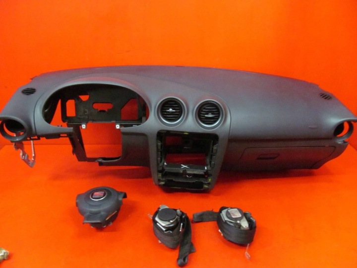 SEAT IBIZA 3 III 6L 6L1 3D CORDOBA dashboard console airbag airbags tension belts KPL