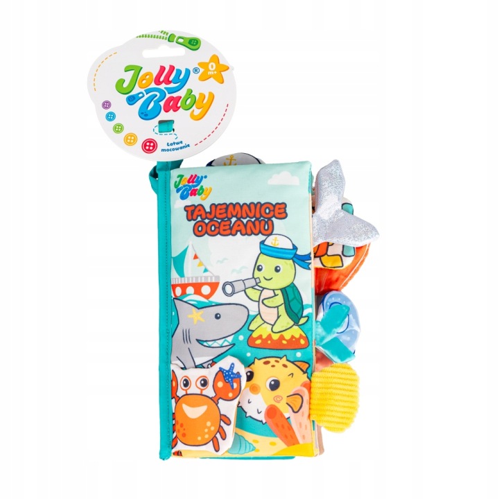 Таємниці океану книжечка сенсорна JOLLY BABY хвостики