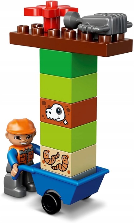 LEGO DUPLO 10811 Екскаватор - зарядний пристрій б/в набір 100% повний (вживаний) — фото 10