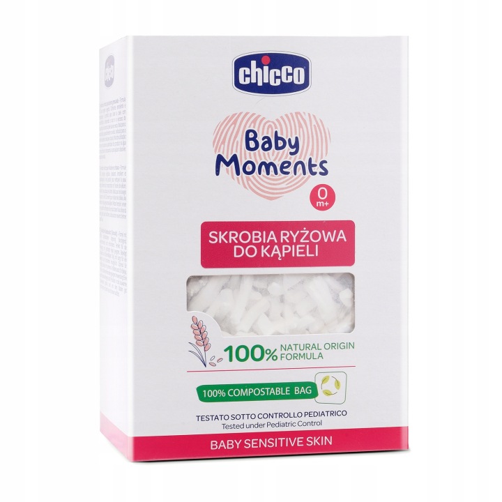Chicco органічна крохмаль рисова для купання 200 г
