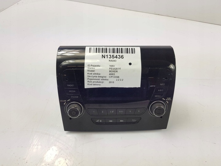RADIO Radio 07356232340 PEUGEOT BOXER III