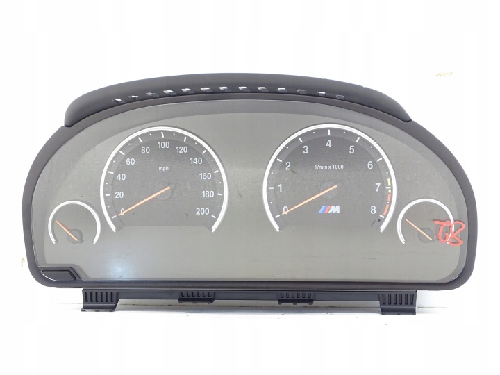 Instruments tachymètre compte tours Horloge montre tableau bord PREDKOSCIOMIERZ BMW M5 7848618 UK