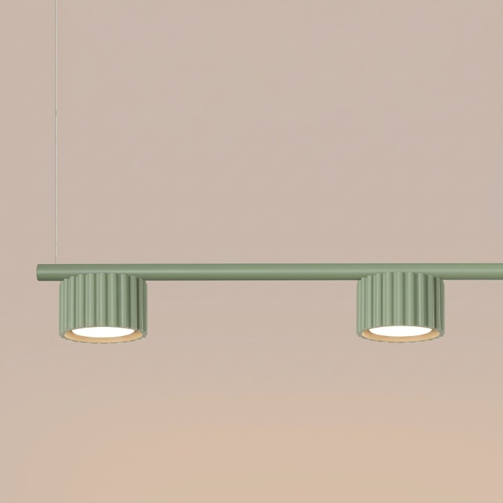 Sollux Lighting Лампа підвісна шавлієва рифлена 4xGX53 10 Вт AURA — фото 5