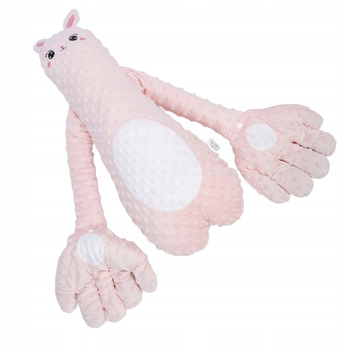 BABY заспокійлива подушка для сну червона квасолька DOTS FASOL тканина SOFT FZ — фото 6