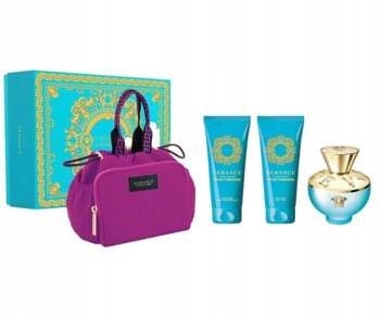 versace versace pour femme dylan turquoise woda toaletowa 100 ml   zestaw  