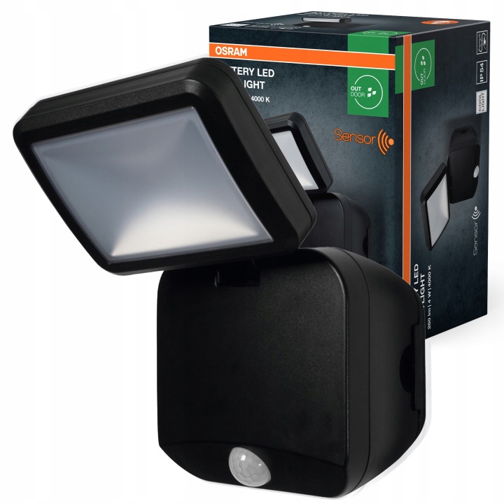 Led lampa na baterie Venkovní zahradní reflektor 4W 4000K IP54 Osram