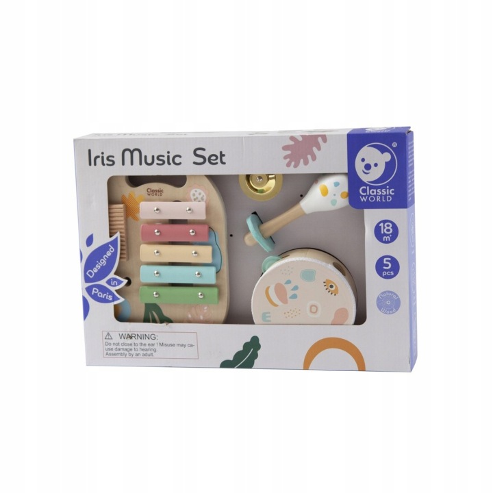 ZESTAW MUZYCZNY DREWNIANE INSTRUMENT CLASSIC WORLD Marka Classic World