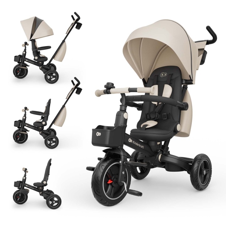 Kinderkraft Spinstep 2 Plus Велосипед Триколісний 6 в 1 Велосипед Дитячий | Бежевий