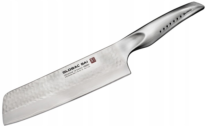 Nůž na zeleniny Global SAI-04 19 cm Cromova 18 kladívkový Japonsko