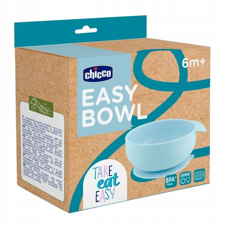 Мисочка Chicco синій силікон (виставковий) — фото 7