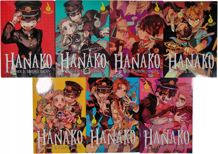 Zdjęcie egzemplarza: Hanako, duch ze szkolnej toalety Tomy 1-7 / Manga / AidaIro