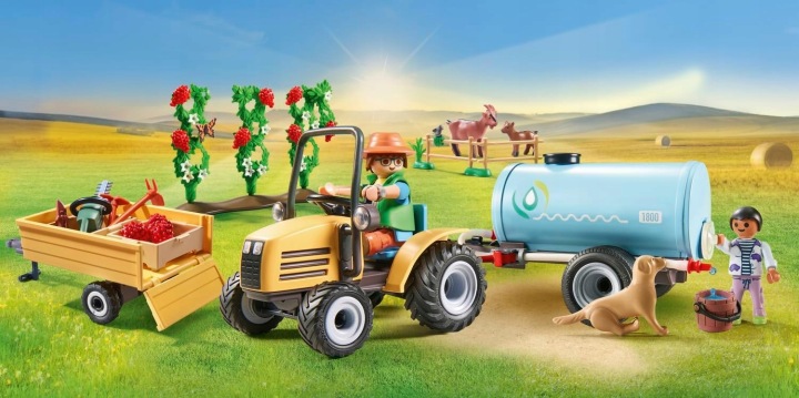 Конструктор Playmobil Country 71442 Трактор з Причепом і Резервуаром для води — фото 3