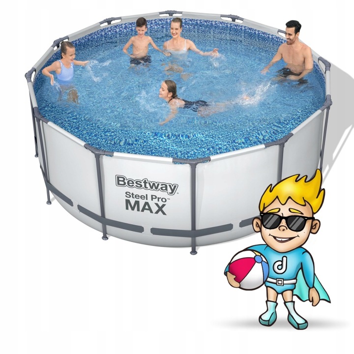 Bestway 56420 Басейн садовий каркасний 366x122 см Без Аксесуарів — фото 16
