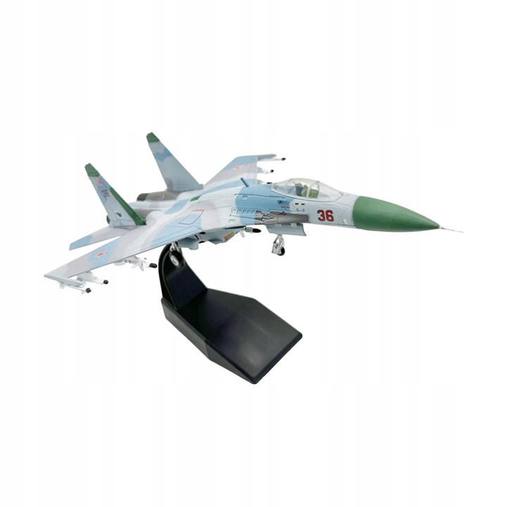 1:100 Союз Радянський SU27 Літак Diecast Модель Collection Літак мисливський