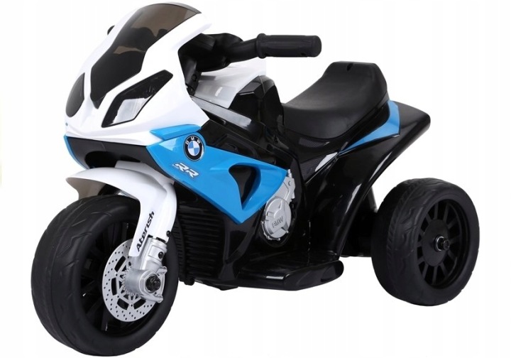 Мотоцикл на акумуляторі BMW S1000RR Триколісний Синій — фото 3