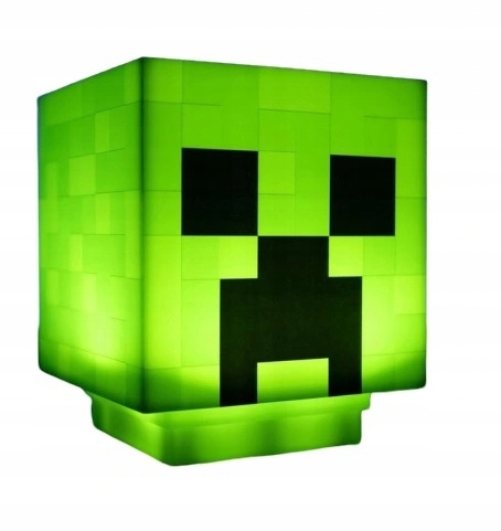 MINECRAFT лампа міні нічна дитяча підліткова CREEPER кріпер 11 см — фото 3