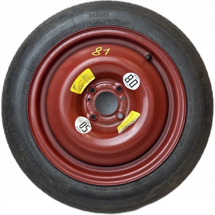 CUSCINETTO TENDICINGHIA ruota di scorta Peugeot 207 CC 4x108mm 125/80/R15 ET8