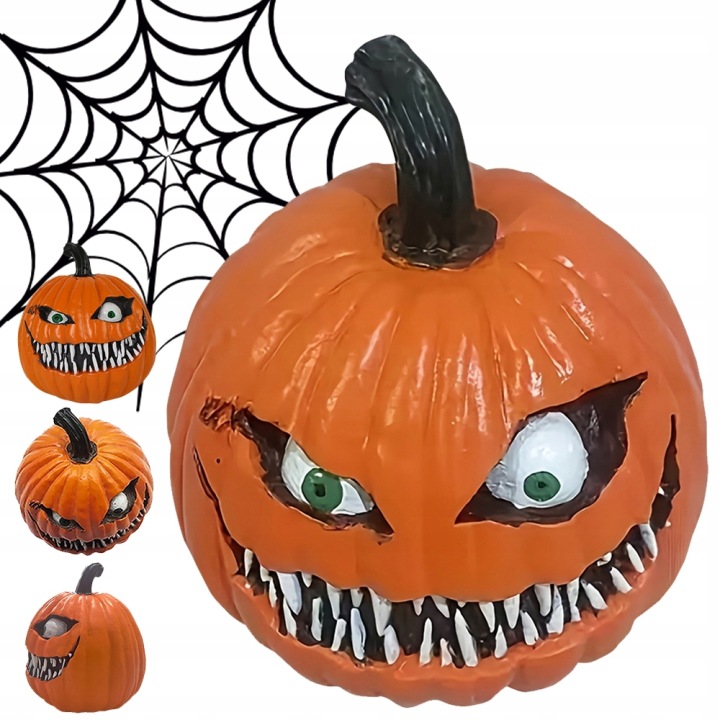 Smějící Se Dýňová Atrapa Pro Strašidelný Halloween – Do Interiéru I Exteriéru