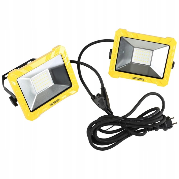 2x 50W Dvojitá energeticky úsporná Led Dílenská Lampa Reflektor dlouhý kabel