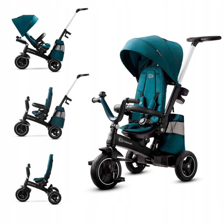 KINDERKRAFT EASYTWIST велосипед триколісний поворотний