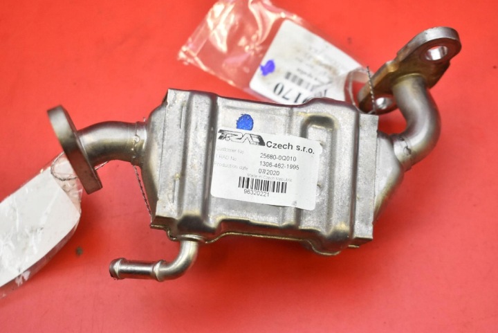 exhaust gas cooler 25680-0Q010 TOYOTA AYGO 2 II 1.0 VVTi 72 KM 18-21