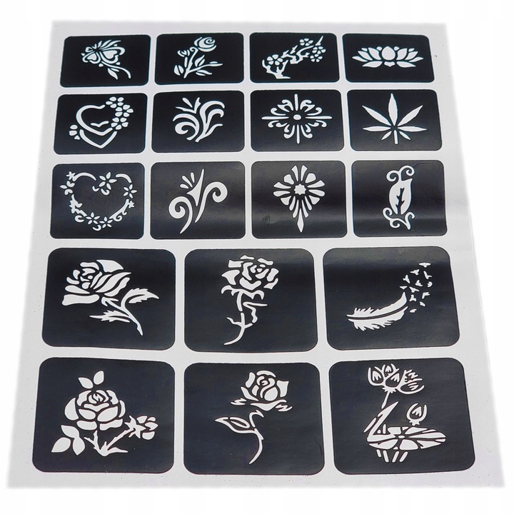 ZESTAW DO ROBIENIA TATUAŻY XL BROKATOWYCH TATUAŻE BROKATOWE WOOPIE ART&FUN Minimalny wiek dziecka 5