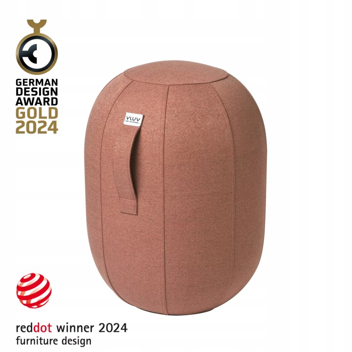 Balanční stolička Vluv Kapsul Sova S Salmon ergonomická židle