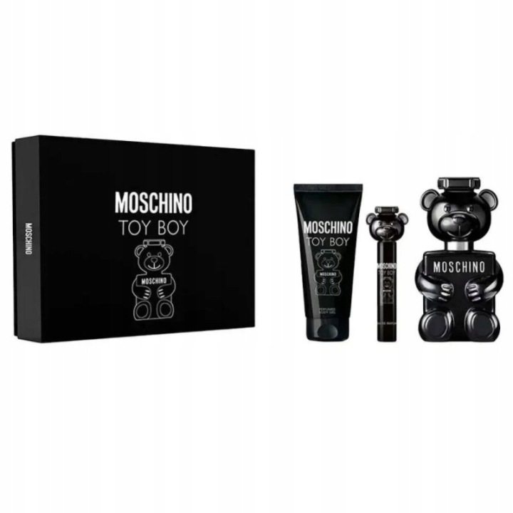 moschino toy boy woda perfumowana 100 ml   zestaw  