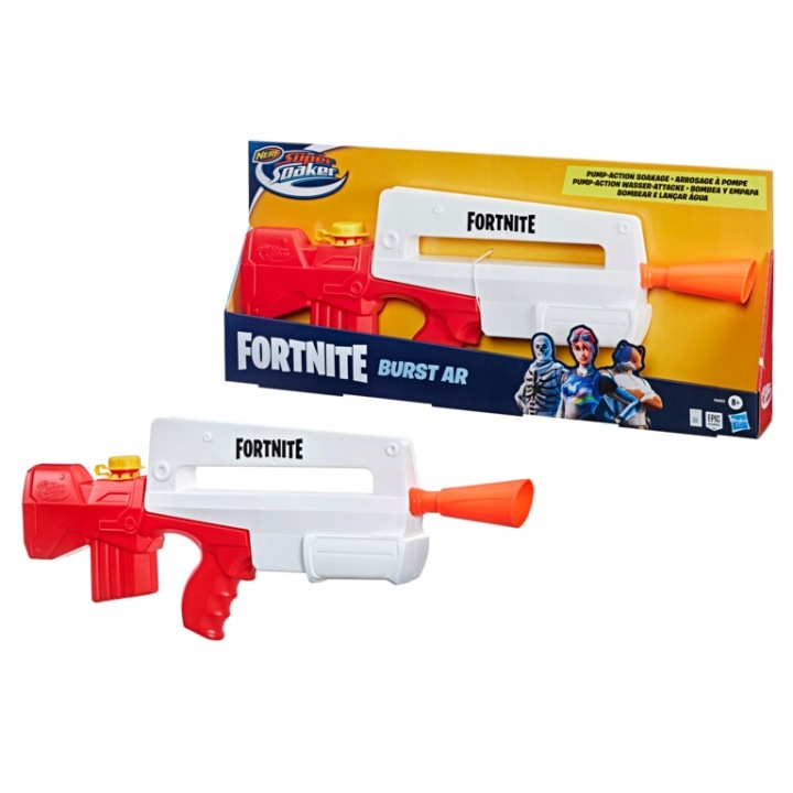 NERF FORTNITE пускова установка BURST AR водяний пістолет супер Soaker — фото 10