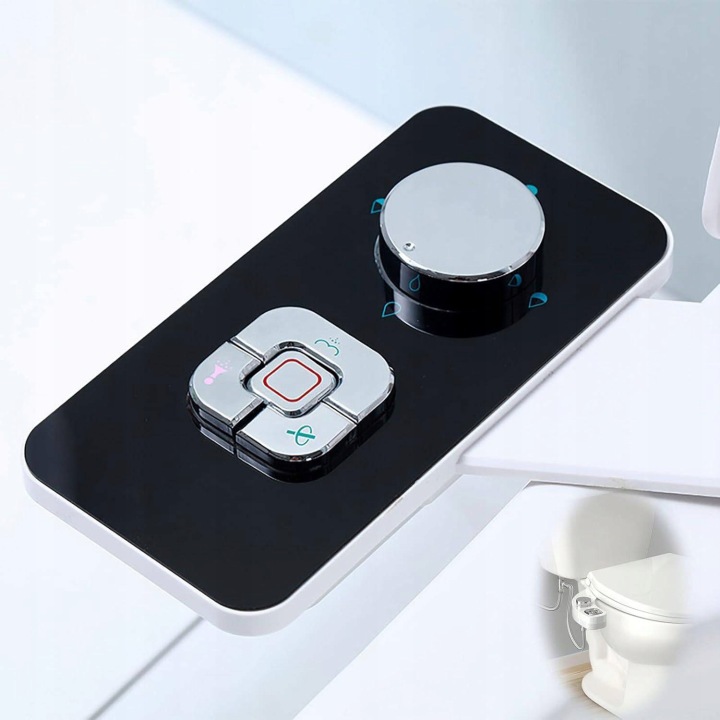Obdélníkový bidet Bidetová vložka Dvojité Trysky Japonská toaleta Bidet