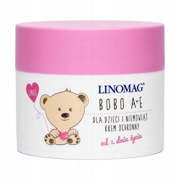 LINOMAG BOBO A+E захисний крем для немовлят і дітей 50 мл