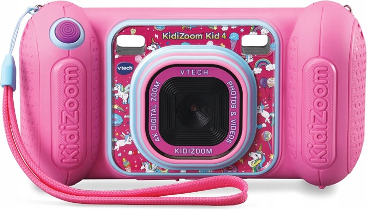 Фотоапарат 5 Mpx для дітей Vtech KidiZoom Kid 4 рожевий Розпродаж