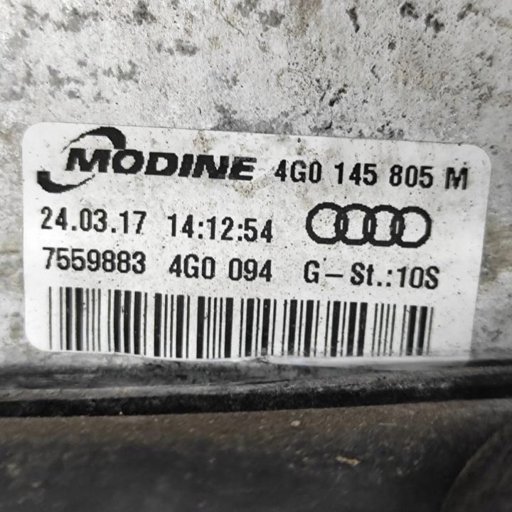 AUDI A6 4G2, C7, 4GC Coolant Coolant Set 2017 6