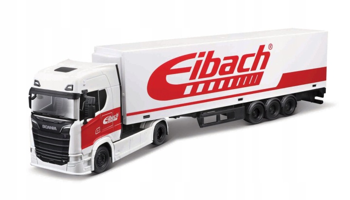 Bburago - Вантажівка з напівпричепом Scania 770 S/Trailer, Eibach, масштаб 1:43 — фото 2