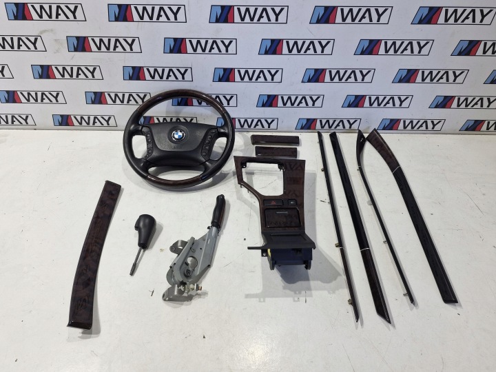 BMW E39 mouldings steering wheel, DEKORY wood EXLUSIVE KOMPLET