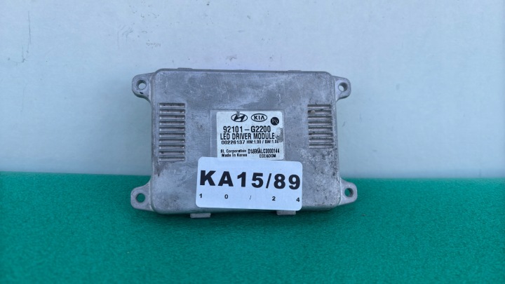 UNITÉ DE CONTRÔLE MODULE LED HYUNDAI IONIQ LIFT 92101-G2200 KA15/89