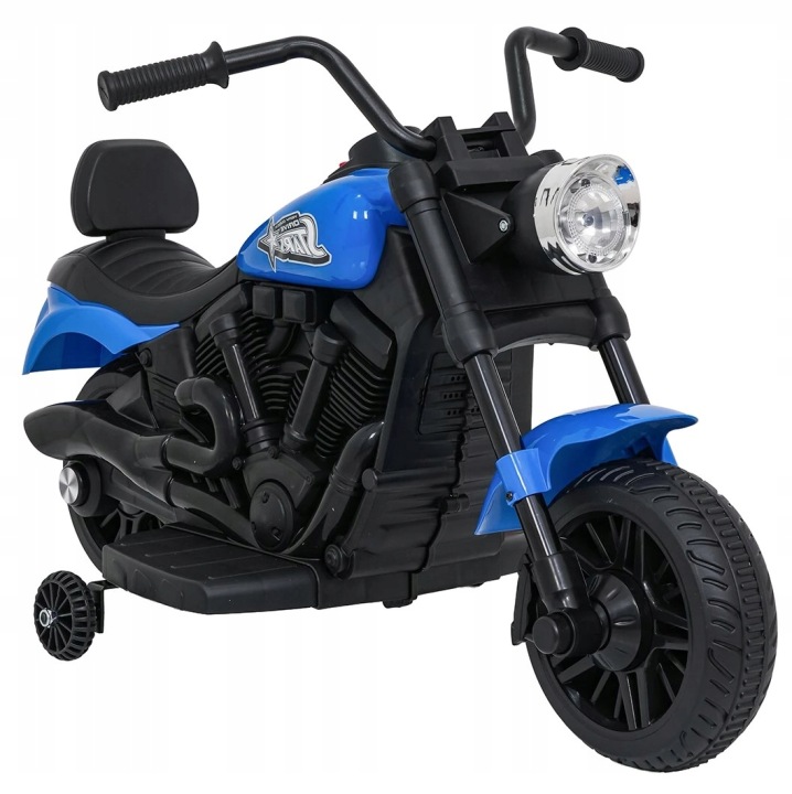 Мотоцикл на акумуляторі Harley Двигун 30 Вт 6V4,5AH Вогні Мелодії Синій