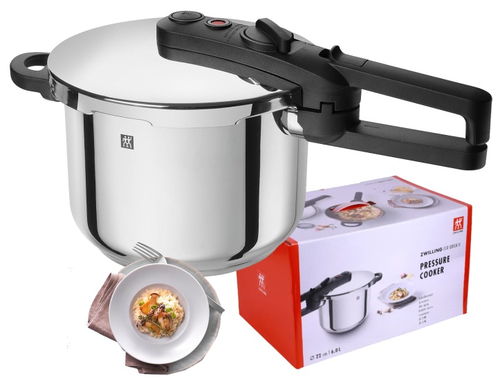 Tlakový Hrnec Zwilling Ecoquick II Pressure Cooker 6.0 L Z Nerezové Oceli